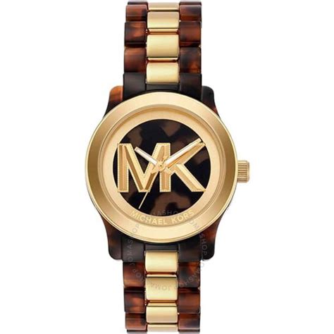 michael kors watch tortoise shell|mk7354.